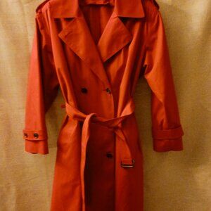 Vintage London Fog Women's Double Breast Trench Coat Sz 10